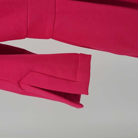 Artelier Nicole Miller Hot Pink Minidress With Keyhole Exposed Zipper Size 4 - Picture 4 of 11